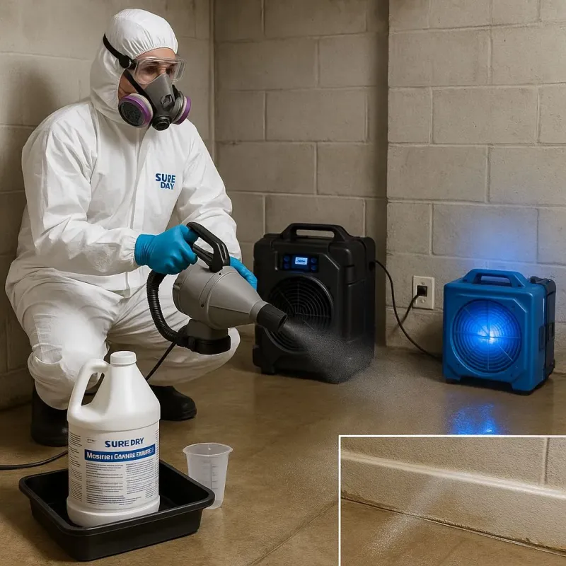 Sanitization and Odor Removal process in Platteville, WI